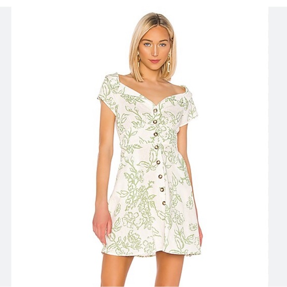 Free People Dresses & Skirts - Free People A Thing Called Love Ivory Mini Dress